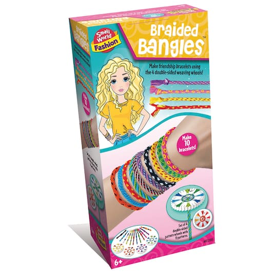 Small World Toys Braided Bangles Bracelet DIY Kit